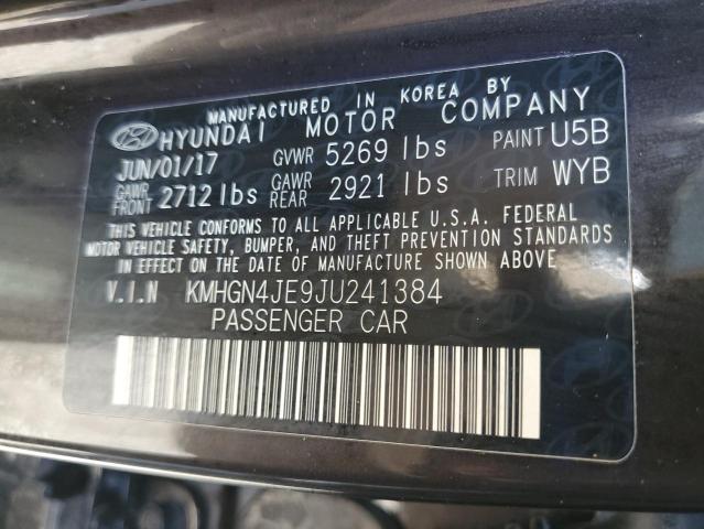 2018 GENESIS G80 BASE KMHGN4JE9JU241384
