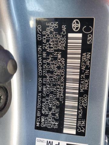 2021 TOYOTA COROLLA SE JTDM4MCEXMJ057049