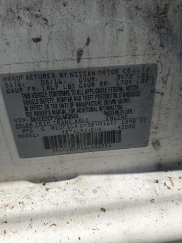 2016 NISSAN VERSA NOTE 3N1CE2CP1GL403553