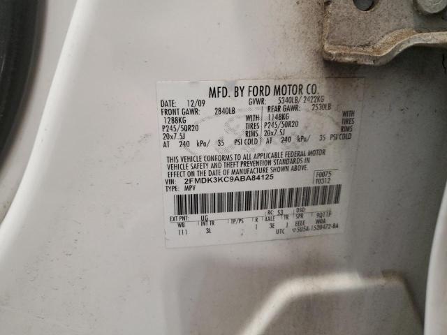 2010 FORD EDGE LIMIT - 2FMDK3KC9ABA84125