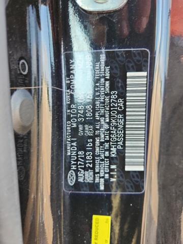 2019 HYUNDAI VELOSTER BASE KMHTG6AF9KU012783