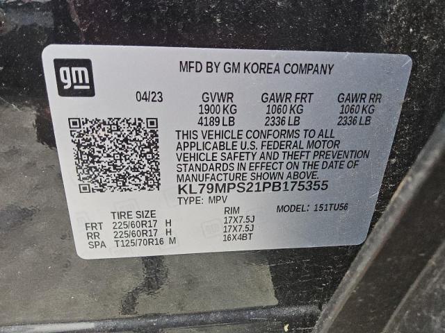 2023 CHEVROLET TRAILBLAZE KL79MPS21PB175355
