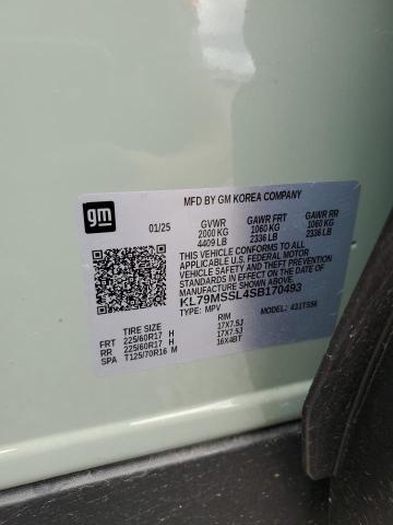 2025 CHEVROLET TRAILBLAZE - KL79MSSL4SB170493