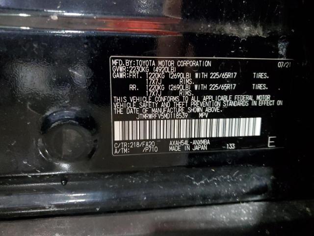 2021 TOYOTA RAV4 XLE - JTMRWRFV5MD118539