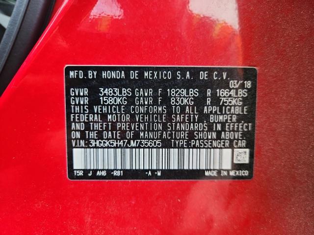 2018 HONDA FIT LX 3HGGK5H47JM735605