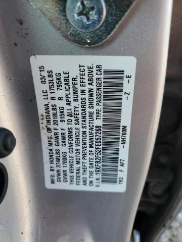 2015 HONDA CIVIC LX 19XFB2F52FE057268