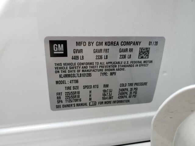2020 BUICK ENCORE GX KL4MMGSL7LB101285