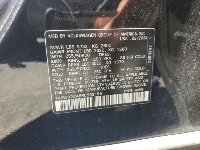 2024 VOLKSWAGEN ATLAS SE 1V2WR2CA8RC563159