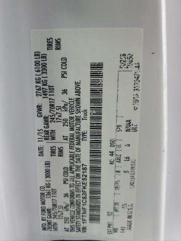 2015 FORD F150 1FTMF1C83FKE52187