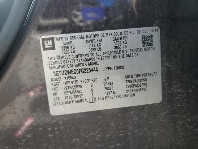 2015 GMC SIERRA K15 - 3GTU2WEC0FG225444