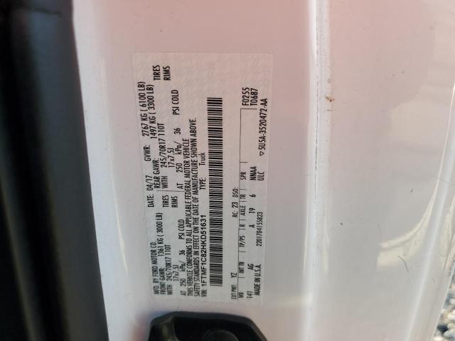 2017 FORD F150 1FTMF1C82HKD51631