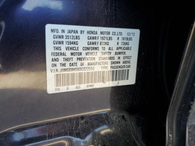 2013 HONDA FIT SPORT - JHMGE8H58DC022555