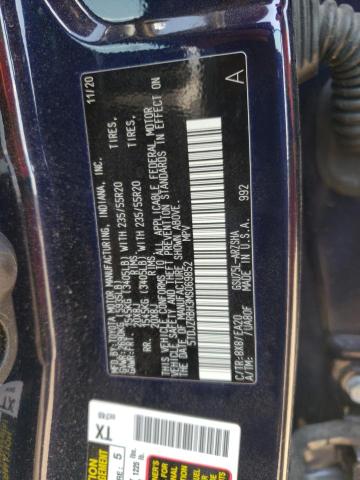2021 TOYOTA HIGHLANDER 5TDJZRBH3MS069852
