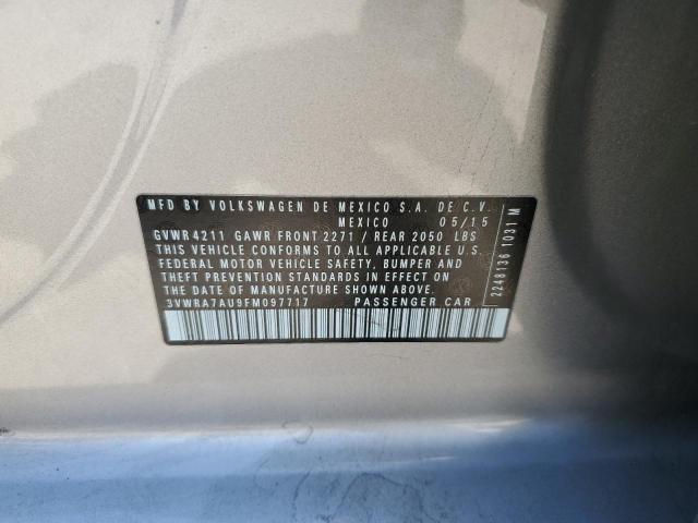2015 VOLKSWAGEN GOLF TDI - 3VWRA7AU9FM097717