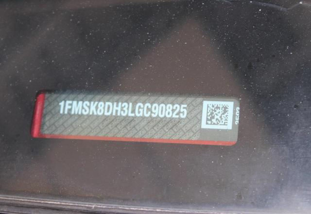 2020 FORD EXPLORER XLT 1FMSK8DH3LGC90825