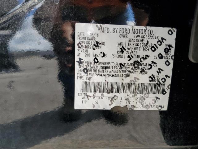 2016 FORD EDGE SPORT 2FMPK4AP6GBB49206