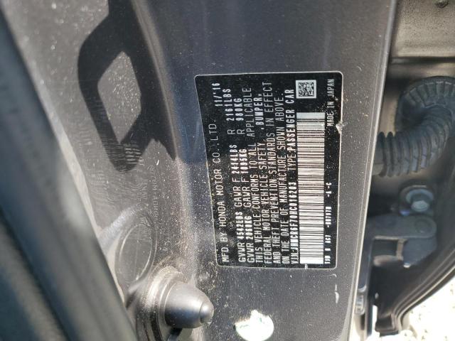 2017 HONDA ACCORD TOURING HYBRID JHMCR6F70HC016203