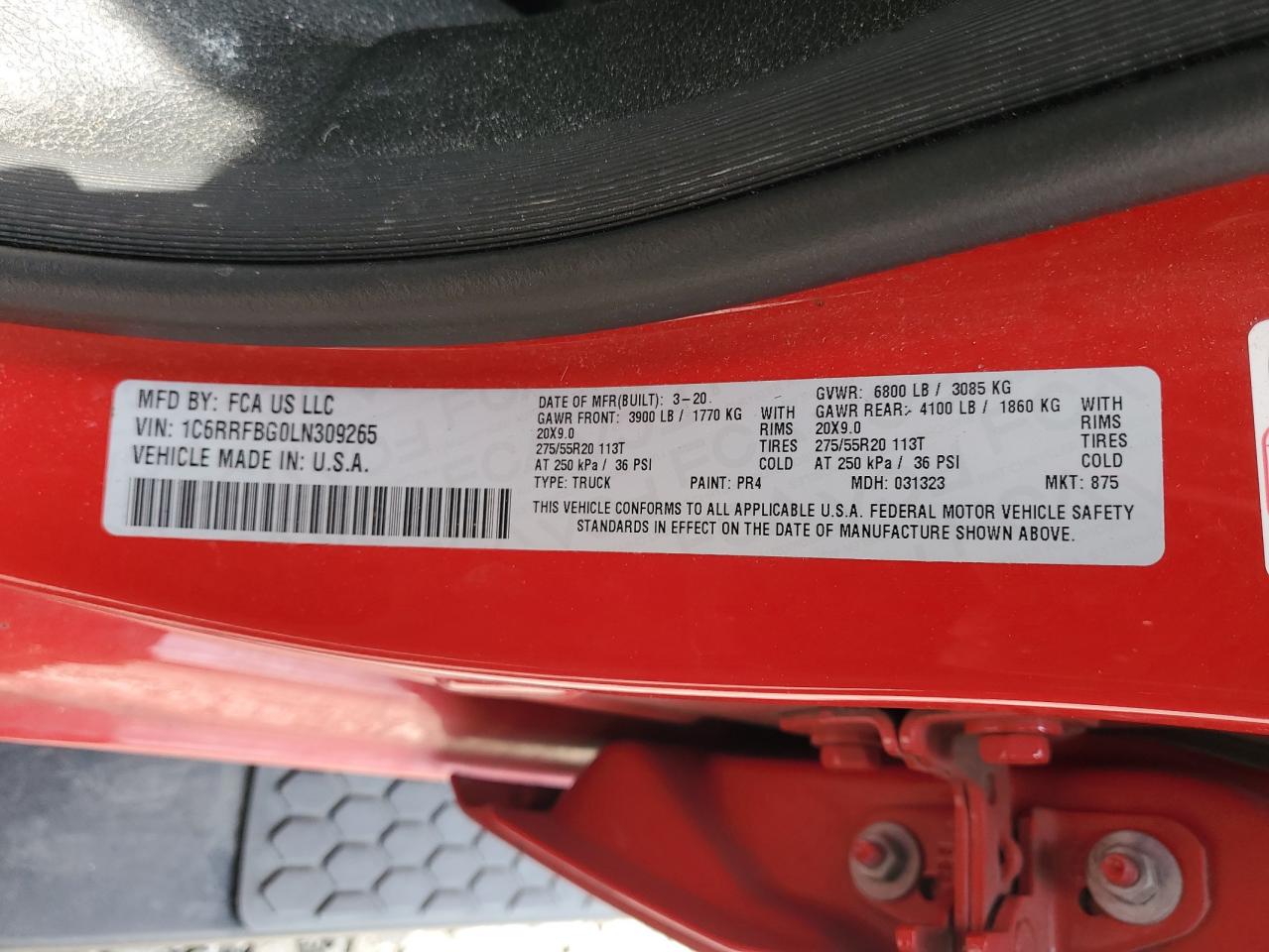 RAM 1500 BIG HORN/LONE STAR