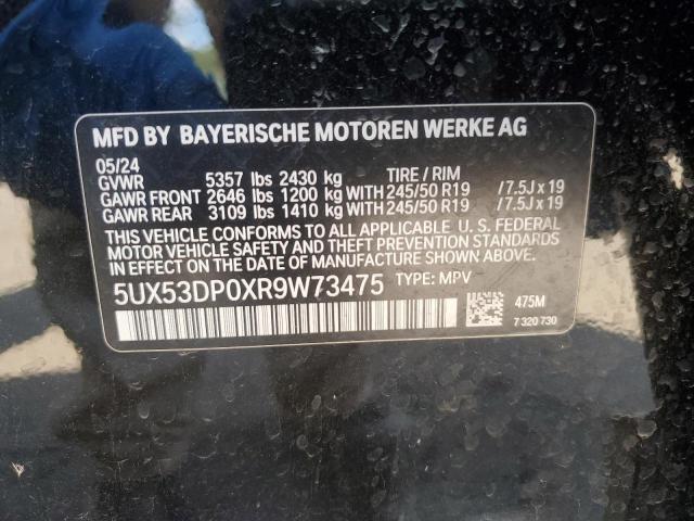 2024 BMW X3 XDRIVE3 - 5UX53DP0XR9W73475