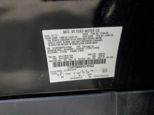 2015 FORD TAURUS POL 1FAHP2MK0FG142960