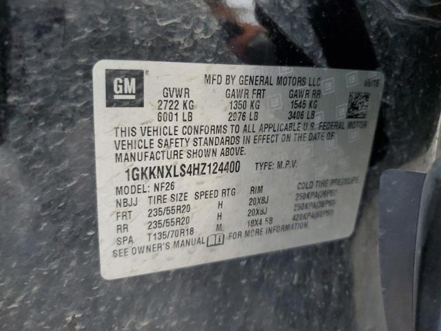 2017 GMC ACADIA DEN 1GKKNXLS4HZ124400