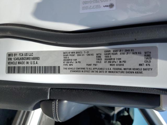 2021 JEEP GRAND CHER 1C4RJKBG5M8146993