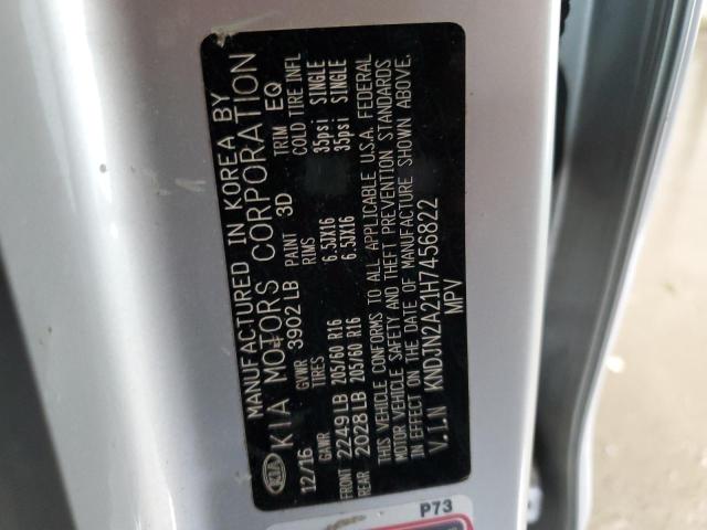 2017 KIA SOUL - KNDJN2A21H7456822