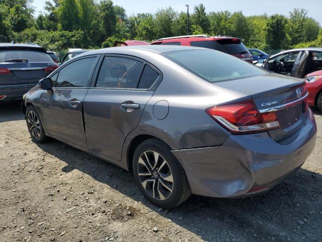 HONDA CIVIC EX 2015 charcoal sedan 4d gas 19XFB2F86FE250131 photo #3