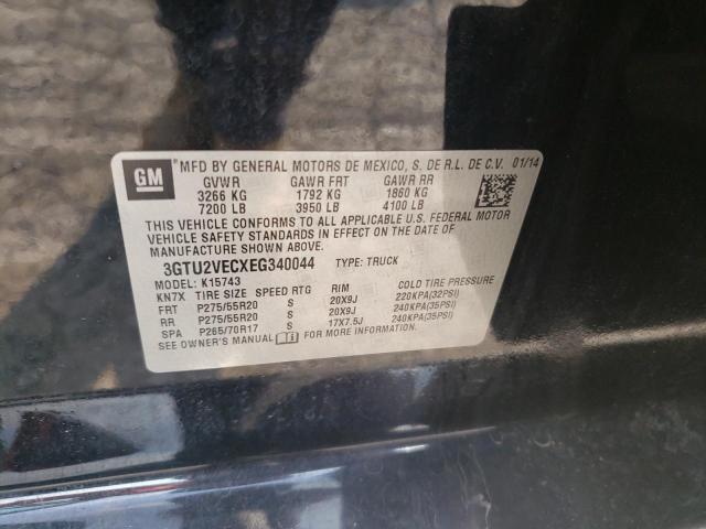 2014 GMC SIERRA K15 - 3GTU2VECXEG340044