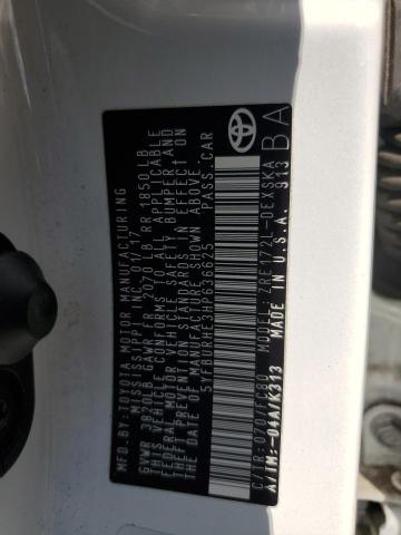 2017 TOYOTA COROLLA L 5YFBURHE3HP636625