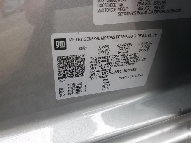 2024 GMC SIERRA K15 3GTUUGEL2RG394059