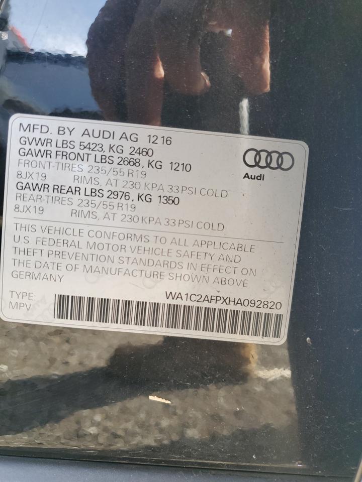 Lot #3312423633 2017 AUDI Q5 PREMIUM