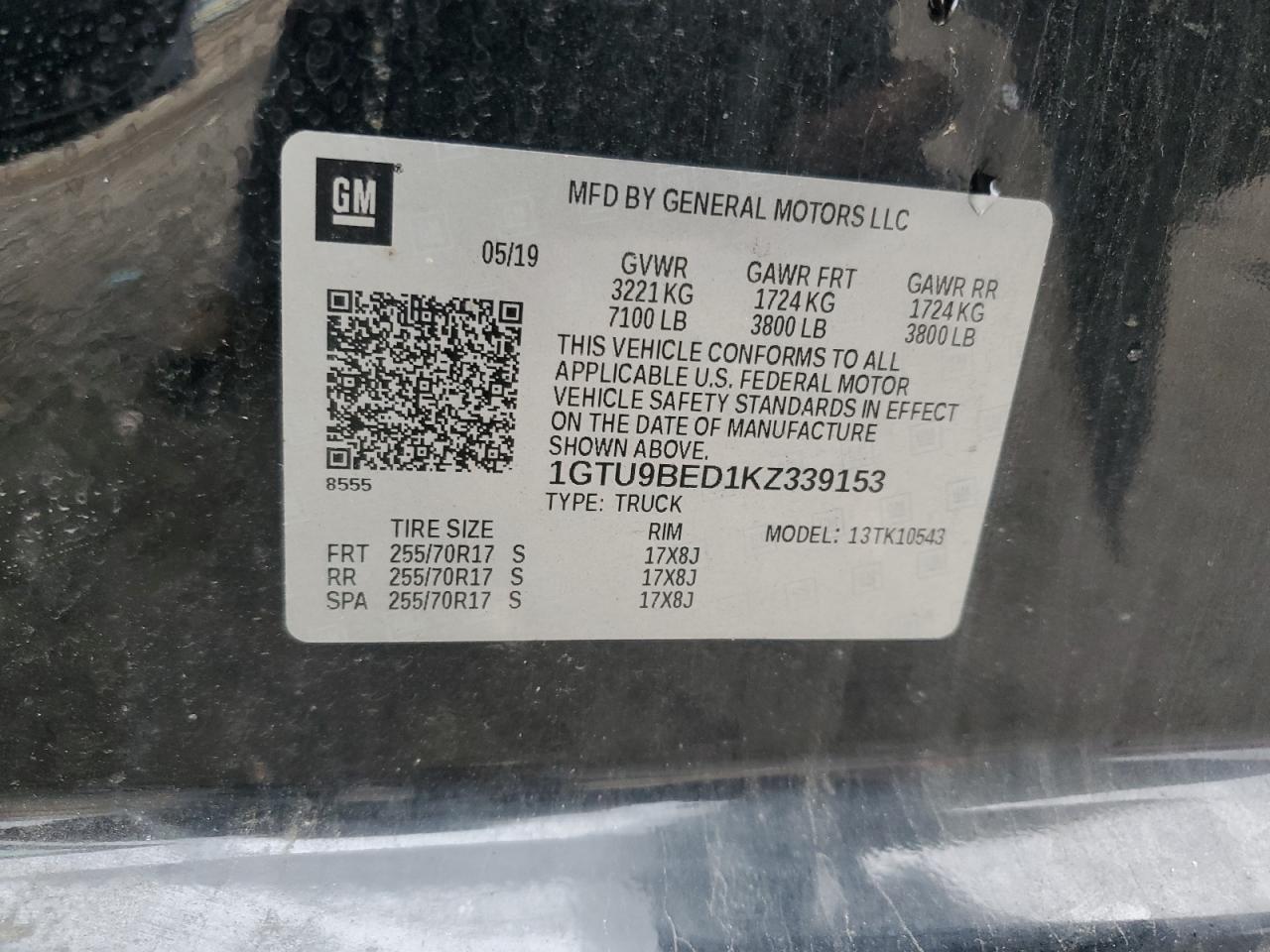 GMC SIERRA 1500 K1500 SLE