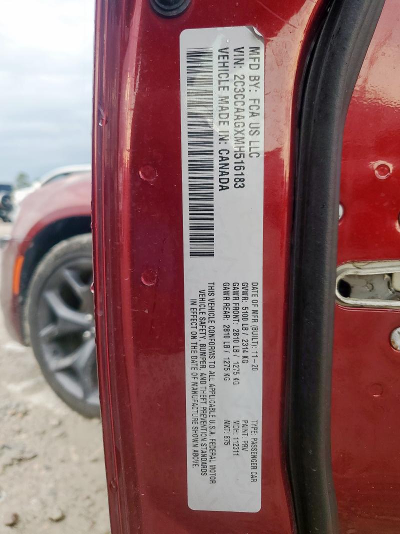 2021 CHRYSLER 300 TOURIN 2C3CCAAGXMH516183