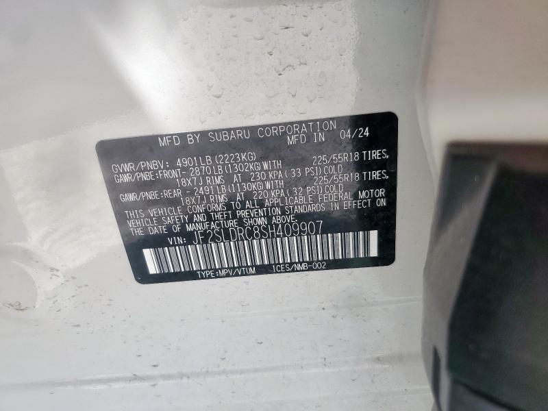 2025 SUBARU FORESTER L JF2SLDRC8SH409907