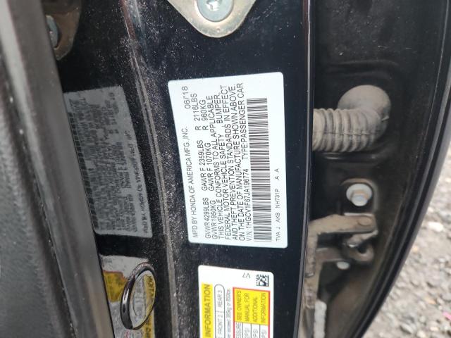 2018 HONDA ACCORD EXL 1HGCV1F67JA196774
