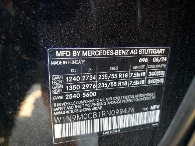2024 MERCEDES-BENZ EQB 250+ W1N9M0CB1RN099476
