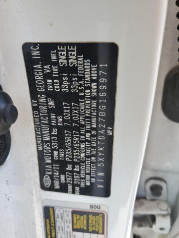 2011 KIA SORENTO BA #3290266239