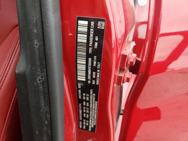 2019 ALFA ROMEO GIULIA TI ZARFAMBN7K7600506