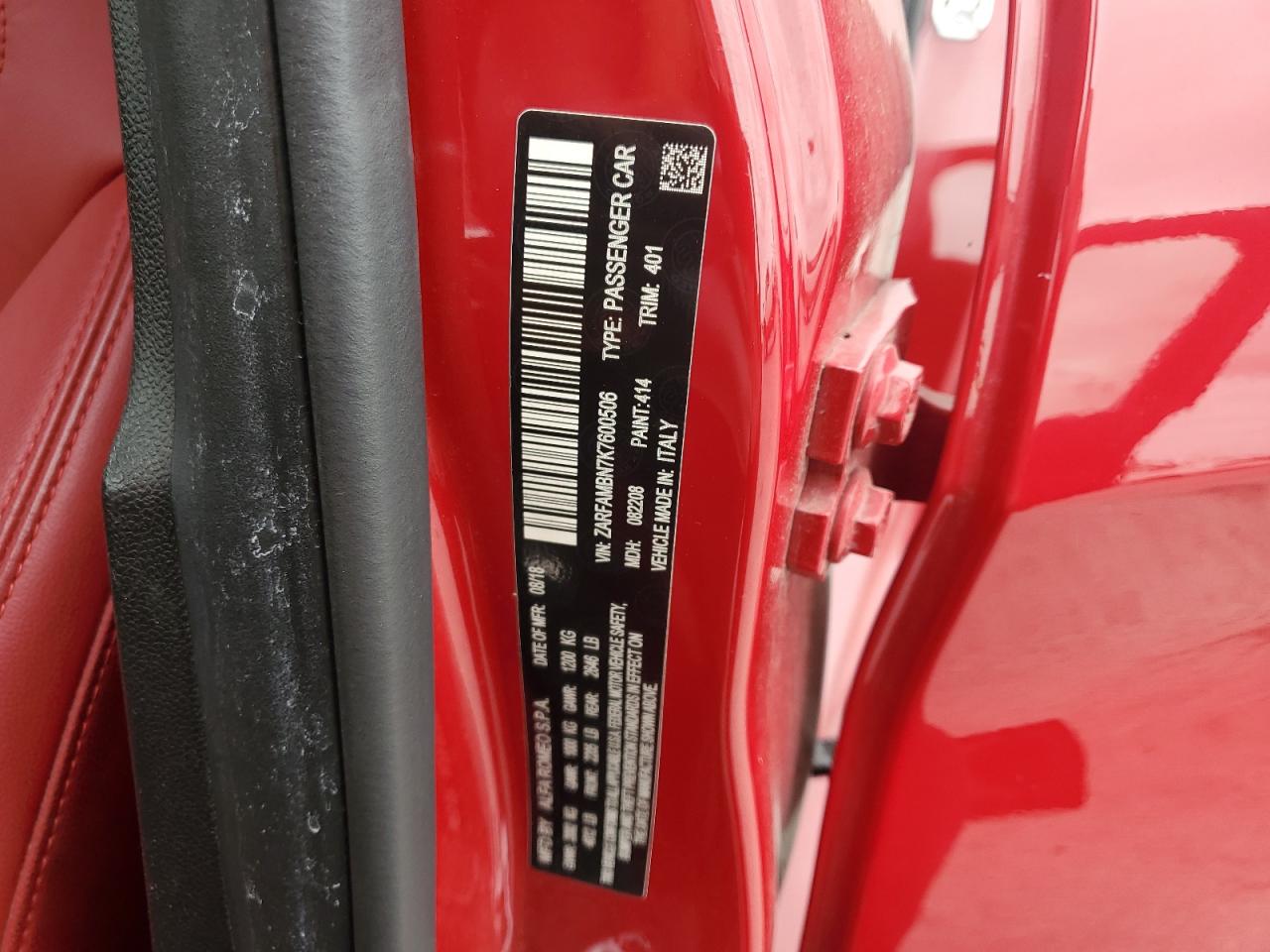 ALFA ROMEO GIULIA TI