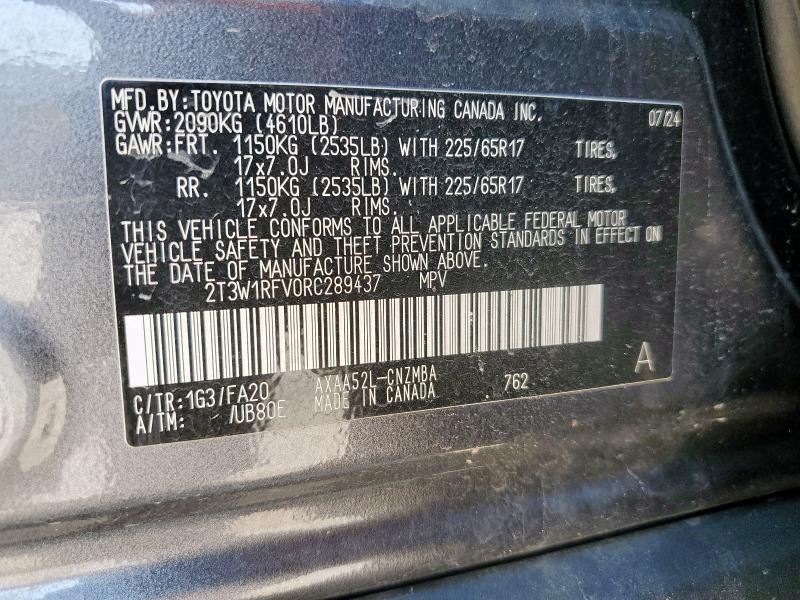 2024 TOYOTA RAV4 XLE - 2T3W1RFV0RC289437