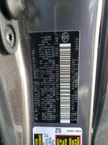 2022 TOYOTA CAMRY NIGH 4T1S11AK7NU664996