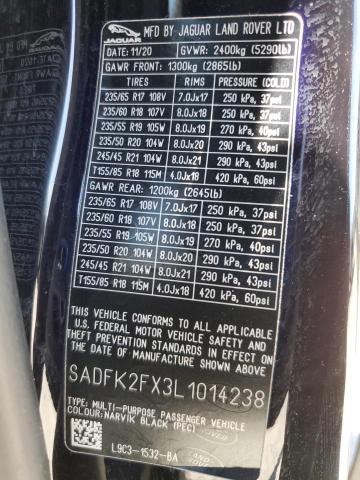 2020 JAGUAR E-PACE SADFK2FX3L1014238