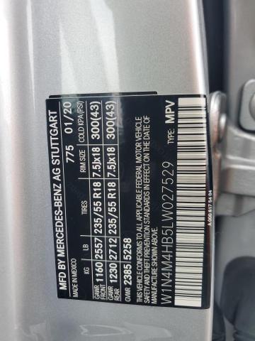 2020 MERCEDES-BENZ GLB 250 4M W1N4M4HB5LW027529