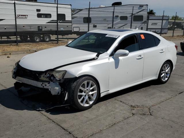 LEXUS IS 250 2011 white  gas JTHBF5C2XB5153197 photo #1
