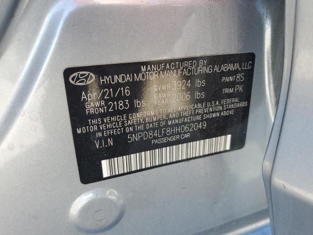 2017 HYUNDAI ELANTRA SE 5NPD84LF8HH062049