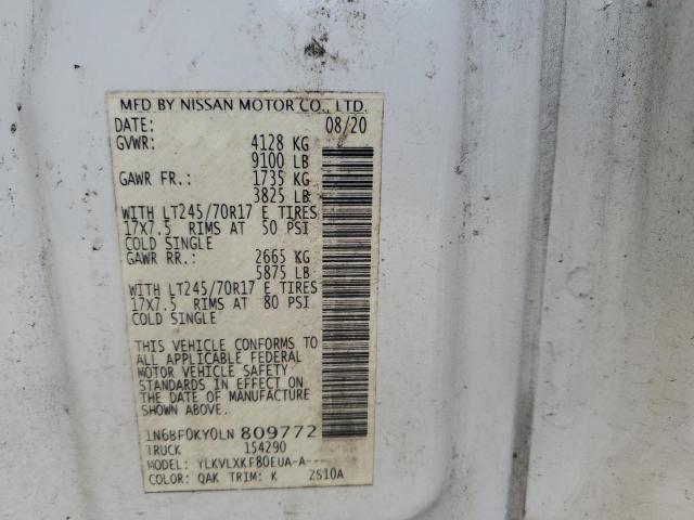 2020 NISSAN NV 2500 S #3303949686