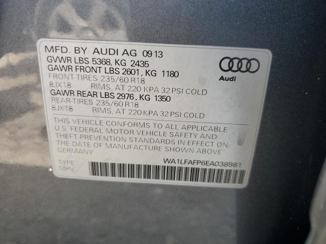 2014 AUDI Q5 PREMIUM - WA1LFAFP6EA038981