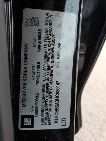 2017 CHEVROLET SPARK LS KL8CB6SA0HC839147
