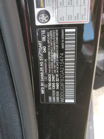 2016 MERCEDES-BENZ S 550 4MAT WDDUG8FB2GA215474